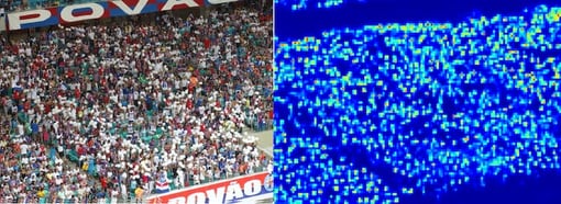 群衆カウント、ヒートマップ