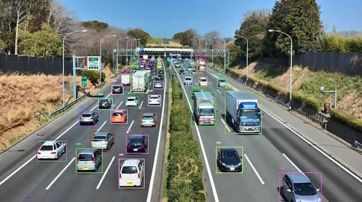Highway-traffic-volume-survey-using-AI-cameras