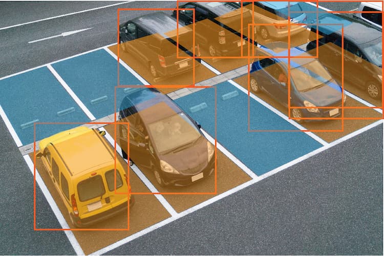 一台分の駐車場を駐車場満空判定